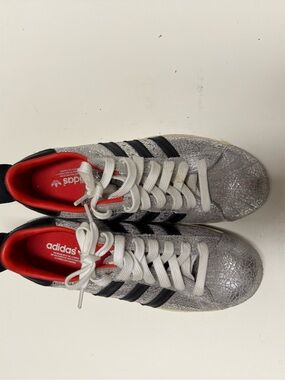 Adidas Wmns Superstar 80s 'Cracked Silver' Topshop Exclusive